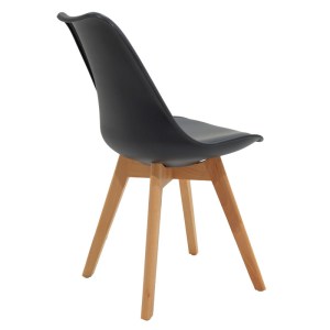 pak-271-000030-2 ΤΡΑΠΕΖΑΡΙΑ NATALI-GASTON ΣΕΤ 5ΤΕΜ PAKOWORLD MDF ΚΑΙ ΞΥΛΟ ΟΞΙΑΣ ΣΕ ΜΑΥΡΗ-ΦΥΣΙΚΗ ΑΠΟΧΡΩΣΗ 80X80X76ΕΚ