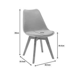 pak-271-000041-5 ΚΑΡΕΚΛΑ GASTON PAKOWORLD PP-PU ΣΕ CAPPUCCINO ΑΠΟΧΡΩΣΗ ΜΕ ΞΥΛΙΝΟ ΠΟΔΙ ΣΕ ΦΥΣΙΚΗ ΑΠΟΧΡΩΣΗ 48.5X53.5X83ΕΚ