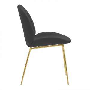 pak-273-000016-2 ΚΑΡΕΚΛΑ MALEY PAKOWORLD ΑΝΘΡΑΚΙ ΒΕΛΟΥΔΟ-ΠΟΔΙ ΧΡΥΣΟ ΜΕΤΑΛΛΟ 47X60X90ΕΚ