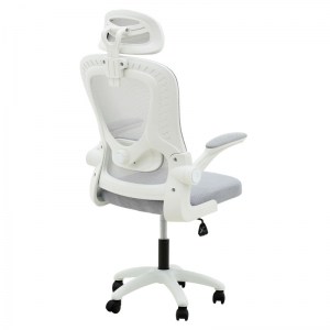 pak-275-000004-1 ΚΑΡΕΚΛΑ ΓΡΑΦΕΙΟΥ ΔΙΕΥΘΥΝΤΗ DELILAH PAKOWORLD MESH ΑΝΟΙΧΤΟ ΓΚΡΙ