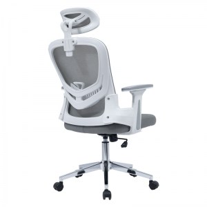 pak-275-000005-1 ΚΑΡΕΚΛΑ ΓΡΑΦΕΙΟΥ ΔΙΕΥΘΥΝΤΗ IGNATIUS PAKOWORLD MESH ΑΝΟΙΧΤΟ ΓΚΡΙ