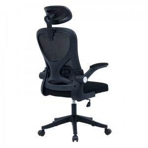 pak-275-000007-1 ΚΑΡΕΚΛΑ ΓΡΑΦΕΙΟΥ ΔΙΕΥΘΥΝΤΗ ANTHONY PAKOWORLD MESH ΜΑΥΡΟ