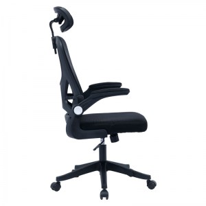 pak-275-000007-2 ΚΑΡΕΚΛΑ ΓΡΑΦΕΙΟΥ ΔΙΕΥΘΥΝΤΗ ANTHONY PAKOWORLD MESH ΜΑΥΡΟ