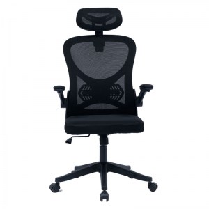 pak-275-000007-3 ΚΑΡΕΚΛΑ ΓΡΑΦΕΙΟΥ ΔΙΕΥΘΥΝΤΗ ANTHONY PAKOWORLD MESH ΜΑΥΡΟ