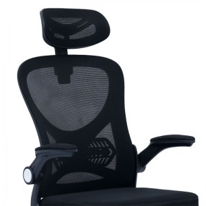pak-275-000007-4 ΚΑΡΕΚΛΑ ΓΡΑΦΕΙΟΥ ΔΙΕΥΘΥΝΤΗ ANTHONY PAKOWORLD MESH ΜΑΥΡΟ