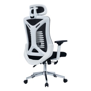 pak-275-000010-1 ΚΑΡΕΚΛΑ ΓΡΑΦΕΙΟΥ ΔΙΕΥΘΥΝΤΗ ANDREW PAKOWORLD MESH ΜΑΥΡΟ-ΛΕΥΚΟ