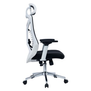 pak-275-000010-2 ΚΑΡΕΚΛΑ ΓΡΑΦΕΙΟΥ ΔΙΕΥΘΥΝΤΗ ANDREW PAKOWORLD MESH ΜΑΥΡΟ-ΛΕΥΚΟ
