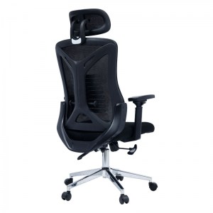 pak-275-000011-1 ΚΑΡΕΚΛΑ ΓΡΑΦΕΙΟΥ ΔΙΕΥΘΥΝΤΗ ANDREW PAKOWORLD MESH ΜΑΥΡΟ
