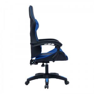 pak-275-000014-2 ΚΑΡΕΚΛΑ ΓΡΑΦΕΙΟΥ GAMING WILLIAM PAKOWORLD PU ΜΑΥΡΟ-ΜΠΛΕ