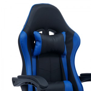 pak-275-000014-4 ΚΑΡΕΚΛΑ ΓΡΑΦΕΙΟΥ GAMING WILLIAM PAKOWORLD PU ΜΑΥΡΟ-ΜΠΛΕ