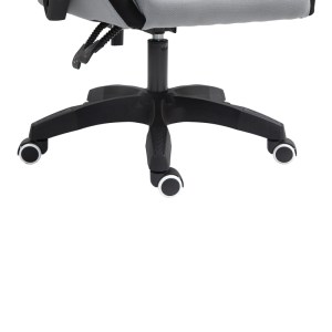 pak-275-000015-9 ΚΑΡΕΚΛΑ ΓΡΑΦΕΙΟΥ GAMING GLINE PAKOWORLD ΜΑΥΡΟ-ΓΚΡΙ ΥΦΑΣΜΑ ΜΑΥΡΟ PP 60X59X118ΕΚ