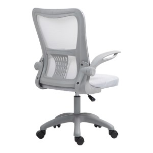 pak-275-000017-1 ΚΑΡΕΚΛΑ ΓΡΑΦΕΙΟΥ ΕΡΓΑΣΙΑΣ ANNALISE PAKOWORLD MESH ΓΚΡΙ 57X53X100ΕΚ