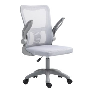 pak-275-000017-2 ΚΑΡΕΚΛΑ ΓΡΑΦΕΙΟΥ ΕΡΓΑΣΙΑΣ ANNALISE PAKOWORLD MESH ΓΚΡΙ 57X53X100ΕΚ