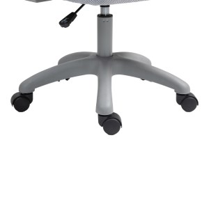 pak-275-000017-9 ΚΑΡΕΚΛΑ ΓΡΑΦΕΙΟΥ ΕΡΓΑΣΙΑΣ ANNALISE PAKOWORLD MESH ΓΚΡΙ 57X53X100ΕΚ