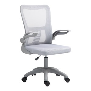 pak-275-000017 ΚΑΡΕΚΛΑ ΓΡΑΦΕΙΟΥ ΕΡΓΑΣΙΑΣ ANNALISE PAKOWORLD MESH ΓΚΡΙ 57X53X100ΕΚ