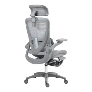 pak-275-000018-1 ΚΑΡΕΚΛΑ ΓΡΑΦΕΙΟΥ ΕΡΓΑΣΙΑΣ ZENYK PAKOWORLD MESH ΣΕ ΑΣΠΡΟΜΑΥΡΗ ΑΠΟΧΡΩΣΗ 63X70X126ΕΚ