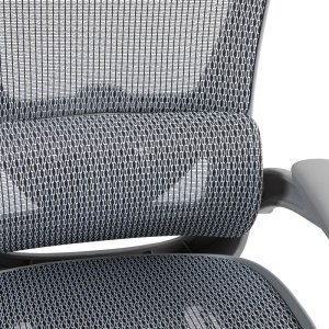 pak-275-000018-7 ΚΑΡΕΚΛΑ ΓΡΑΦΕΙΟΥ ΕΡΓΑΣΙΑΣ ZENYK PAKOWORLD MESH ΣΕ ΑΣΠΡΟΜΑΥΡΗ ΑΠΟΧΡΩΣΗ 63X70X126ΕΚ