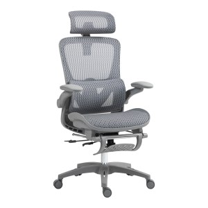 pak-275-000018 ΚΑΡΕΚΛΑ ΓΡΑΦΕΙΟΥ ΕΡΓΑΣΙΑΣ ZENYK PAKOWORLD MESH ΣΕ ΑΣΠΡΟΜΑΥΡΗ ΑΠΟΧΡΩΣΗ 63X70X126ΕΚ