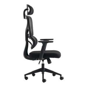 pak-275-000023-3 ΚΑΡΕΚΛΑ ΓΡΑΦΕΙΟΥ ΔΙΕΥΘΥΝΤΗ CADREY PAKOWORLD MESH ΜΑΥΡΟ 67X64X120-128ΕΚ