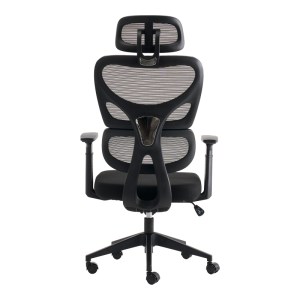 pak-275-000023-5 ΚΑΡΕΚΛΑ ΓΡΑΦΕΙΟΥ ΔΙΕΥΘΥΝΤΗ CADREY PAKOWORLD MESH ΜΑΥΡΟ 67X64X120-128ΕΚ