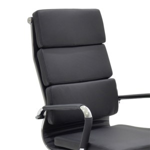 pak-277-000009-1 ΚΑΡΕΚΛΑ ΓΡΑΦΕΙΟΥ ΔΙΕΥΘΥΝΤΗ TOKYO PAKOWORLD ΜΑΥΡΟ PU 55.5X52X108ΕΚ