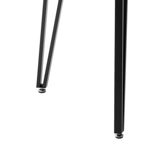 pak-278-000011-2 ΤΡΑΠΕΖΙ IZZAC PAKOWORLD ΕΠΙΦΑΝΕΙΑ MDF SONOMA-ΠΟΔΙ ΜΑΥΡΟ ΜΕΤΑΛΛΟ 140X80X76ΕΚ