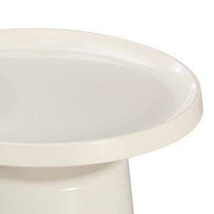 pak-278-000026-2 ΤΡΑΠΕΖΙ ΣΑΛΟΝΙΟΥ GINOZE INART ΜΕΤΑΛΛΟ ΣΕ ΛΕΥΚΗ ΑΠΟΧΡΩΣΗ Φ70X38ΕΚ