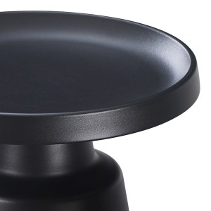 pak-278-000029-2 ΒΟΗΘΗΤΙΚΟ ΤΡΑΠΕΖΙ GINOZE INART ΜΕΤΑΛΛΟ ΣΕ ΜΑΥΡΗ ΑΠΟΧΡΩΣΗ Φ50X48.5ΕΚ