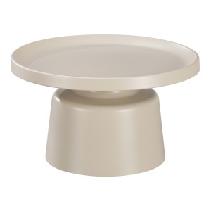 pak-278-000030 ΤΡΑΠΕΖΙ ΣΑΛΟΝΙΟΥ GINOZE INART ΜΕΤΑΛΛΟ ΣΕ CAPPUCCINO ΑΠΟΧΡΩΣΗ Φ70X38ΕΚ