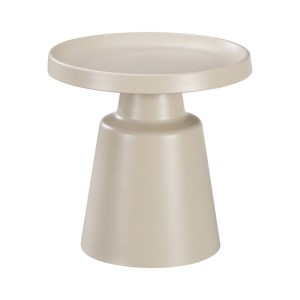 pak-278-000031 ΒΟΗΘΗΤΙΚΟ ΤΡΑΠΕΖΙ GINOZE INART ΜΕΤΑΛΛΟ ΣΕ CAPPUCCINO ΑΠΟΧΡΩΣΗ Φ50X48.5ΕΚ