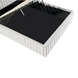 pak-279-000002-5 ΚΡΕΒΑΤΙ ΔΙΠΛΟ ZILIN PAKOWORLD ΥΦΑΣΜΑ ΓΚΡΙ 160X200ΕΚ
