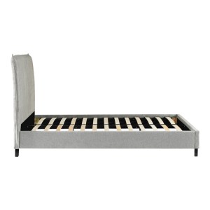 pak-279-000009-2 ΚΡΕΒΑΤΙ ΔΙΠΛΟ MAJUS PAKOWORLD ΥΦΑΣΜΑ ΑΝΘΡΑΚΙ-BEIGE 160X200ΕΚ