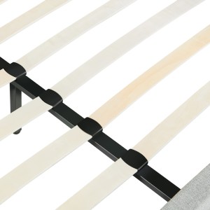 pak-279-000009-4 ΚΡΕΒΑΤΙ ΔΙΠΛΟ MAJUS PAKOWORLD ΥΦΑΣΜΑ ΑΝΘΡΑΚΙ-BEIGE 160X200ΕΚ