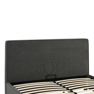 pak-279-000011-5 ΚΡΕΒΑΤΙ ΔΙΠΛΟ BEDKA PAKOWORLD ΥΦΑΣΜΑ ΑΝΘΡΑΚΙ 160X200ΕΚ