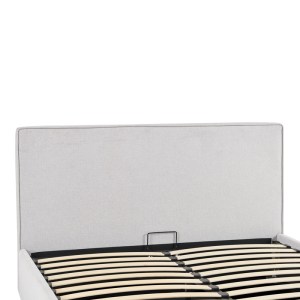 pak-279-000012-5 ΚΡΕΒΑΤΙ ΔΙΠΛΟ BEDKA PAKOWORLD ΥΦΑΣΜΑ ΓΚΡΙ 160X200ΕΚ