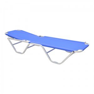 pak-283-000004-2 ΞΑΠΛΩΣΤΡΑ DESSIE 5 ΘΕΣΕΩΝ ΑΝΑΚΛΙΣΗΣ PAKOWORLD ΑΛΟΥΜΙΝΙΟΥ ΣΤΟΙΒΑΖΟΜΕΝΗ TEXTILENE ΜΠΛΕ 56X188X30ΕΚΕΚ