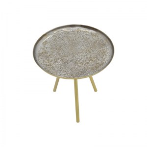 pak-287-000013-1 ΒΟΗΘΗΤΙΚΟ ΤΡΑΠΕΖΙ JACKSIE INART ΧΡΥΣΟ ΜΕΤΑΛΛΟ Φ51X54ΕΚ