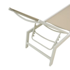 pak-288-000019-6 ΞΑΠΛΩΣΤΡΑ BOKA PAKOWORLD ΛΕΥΚΟ ΑΛΟΥΜΙΝΙΟ ΚΑΙ TEXTILENE ΣΕ ΜΠΕΖ ΑΠΟΧΡΩΣΗ 60X192X31ΕΚ