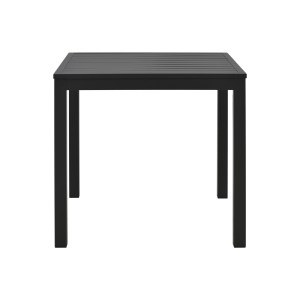 pak-288-000025-1 ΤΡΑΠΕΖΑΚΙ ΠΑΡΑΛΙΑΣ KLITON PAKOWORLD ΑΛΟΥΜΙΝΙΟ ΣΕ ΜΑΥΡΗ ΑΠΟΧΡΩΣΗ 45X45X41ΕΚ