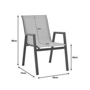 pak-288-000031-7 ΤΡΑΠΕΖΑΡΙΑ KLITON-AZELIE PAKOWORLD ΣΕΤ 7ΤΕΜ ΣΕ ΣΑΜΠΑΝΙΖΕ ΑΠΟΧΡΩΣΗ 150X80X74ΕΚ