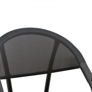 pak-289-000001-4 ΠΟΛΥΘΡΟΝΑ ΚΗΠΟΥ ISAIA PAKOWORLD ΜΑΥΡΟ ΑΛΟΥΜΙΝΙΟ-TEXTILENE ΜΑΥΡΟ 57X57X83ΕΚ