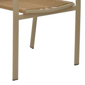 pak-289-000016-5 ΠΟΛΥΘΡΟΝΑ JONIAN PAKOWORLD ΣΤΟΙΒΑΖΟΜΕΝΗ ΣΑΜΠΑΝΙΖΕ ΑΛΟΥΜΙΝΙΟ-TEXTILENE ΣΕ ΦΥΣΙΚΗ ΑΠΟΧΡΩΣΗ 57X63X83ΕΚ