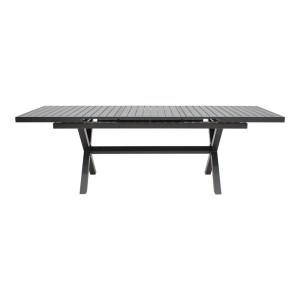pak-289-000021-3 ΤΡΑΠΕΖΙ ΕΠΕΚΤΕΙΝΟΜΕΝΟ DAGYN PAKOWORLD ΑΝΘΡΑΚΙ ΑΛΟΥΜΙΝΙΟ 180-240X90X76ΕΚ