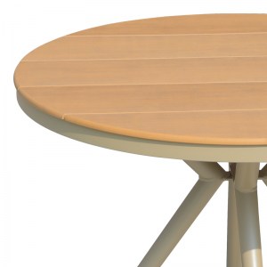 pak-289-000022-1 ΤΡΑΠΕΖΙ HILLY PAKOWORLD PLYWOOD ΚΑΙ PP ΣΑΜΠΑΝΙΖΕ Φ100X75ΕΚ