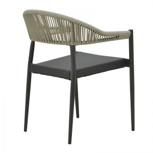 pak-291-000007-1 ΠΟΛΥΘΡΟΝΑ ΚΗΠΟΥ ELATION PAKOWORLD ΣΤΟΙΒΑΖΟΜΕΝΗ RATTAN-ΑΛΟΥΜΙΝΟ ΑΝΘΡΑΚΙ 57X56X78ΕΚ
