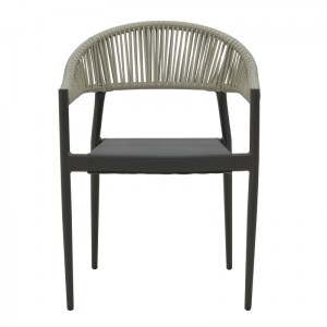 pak-291-000007-3 ΠΟΛΥΘΡΟΝΑ ΚΗΠΟΥ ELATION PAKOWORLD ΣΤΟΙΒΑΖΟΜΕΝΗ RATTAN-ΑΛΟΥΜΙΝΟ ΑΝΘΡΑΚΙ 57X56X78ΕΚ