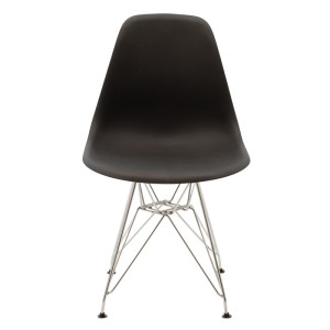 pak-292-000012-3 ΚΑΡΕΚΛΑ ADELLE PAKOWORLD PP ΜΑΥΡΟ-INOX ΠΟΔΙ 46X55X81ΕΚ