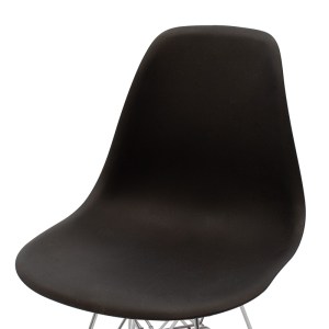 pak-292-000012-4 ΚΑΡΕΚΛΑ ADELLE PAKOWORLD PP ΜΑΥΡΟ-INOX ΠΟΔΙ 46X55X81ΕΚ