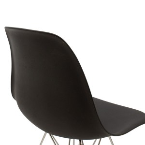 pak-292-000012-5 ΚΑΡΕΚΛΑ ADELLE PAKOWORLD PP ΜΑΥΡΟ-INOX ΠΟΔΙ 46X55X81ΕΚ