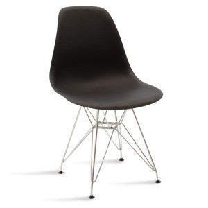pak-292-000012 ΚΑΡΕΚΛΑ ADELLE PAKOWORLD PP ΜΑΥΡΟ-INOX ΠΟΔΙ 46X55X81ΕΚ